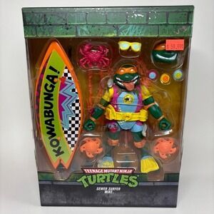 NEW Sewer Surfer Mike Action Figure Super7 Ultimates TMNT‎ NIB 2021 Michelangelo